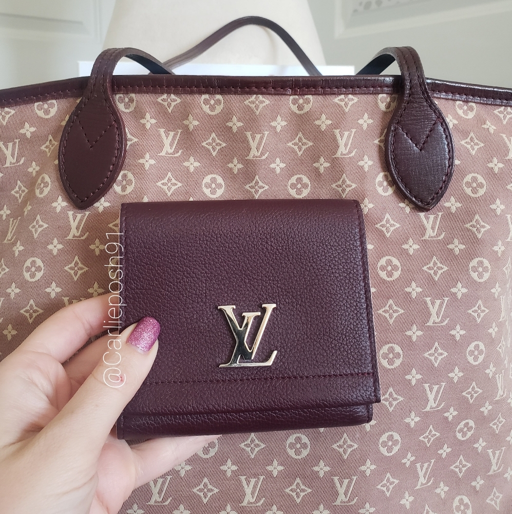 **SOLD** Authentic Pre-owned Louis Vuitton Lockme Compact Wallet - Picture 3 of 13